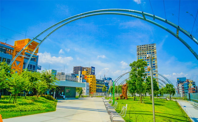 渋谷の公園とテクノロジーの融合